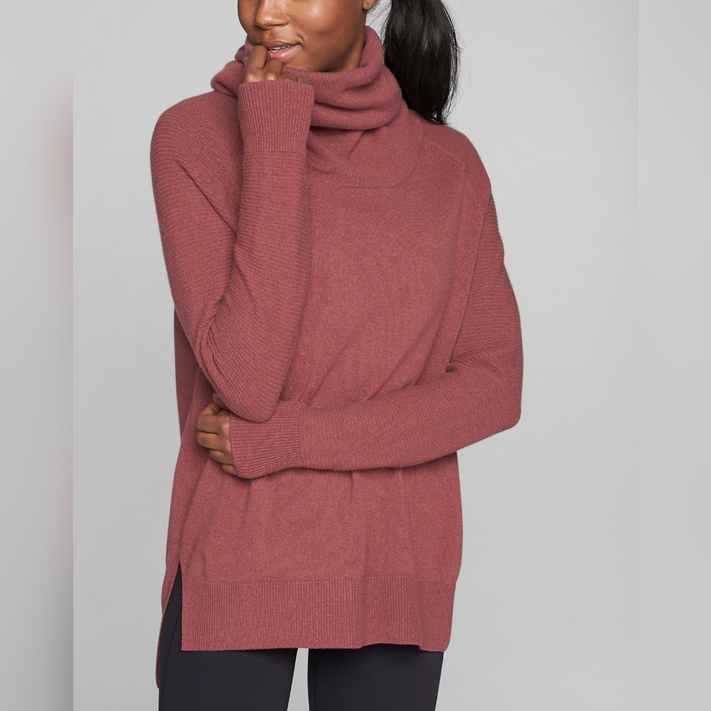 Athleta Red Cashmere Sweater